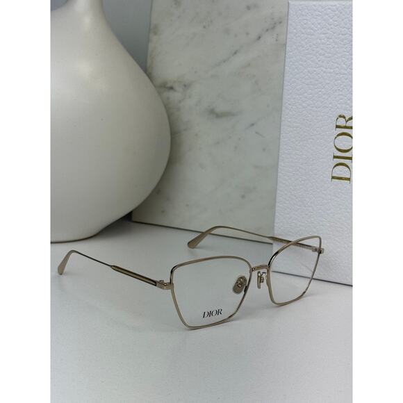 NEW Dior GemDiorO B2U Eyeglasses Frames in Rose Gold - Picture 5 of 6